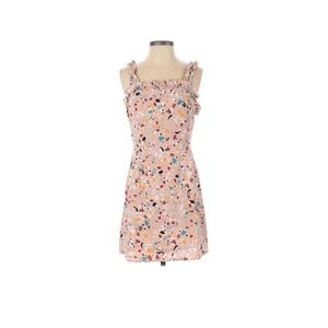 Lost + Wander Floral Pink Mini Dress